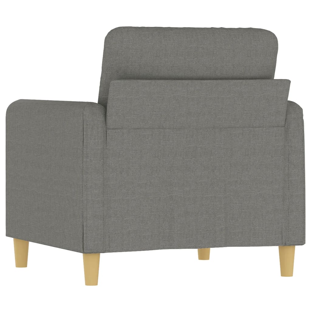 vidaXL Sofasessel Dunkelgrau 60 cm Stoff