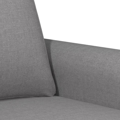 vidaXL Sessel Hellgrau 60 cm Stoff
