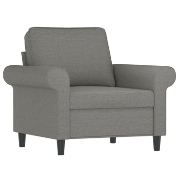 vidaXL Sofasessel Dunkelgrau 60 cm Stoff