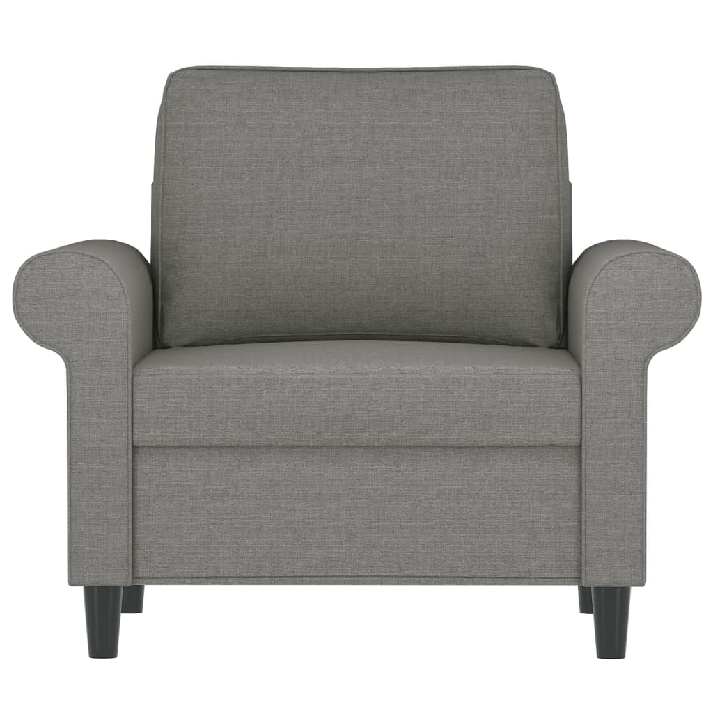 vidaXL Sofasessel Dunkelgrau 60 cm Stoff