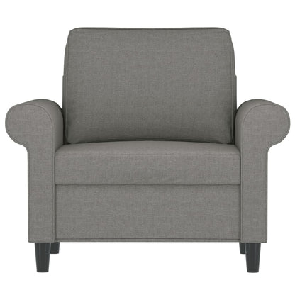 vidaXL Sofasessel Dunkelgrau 60 cm Stoff