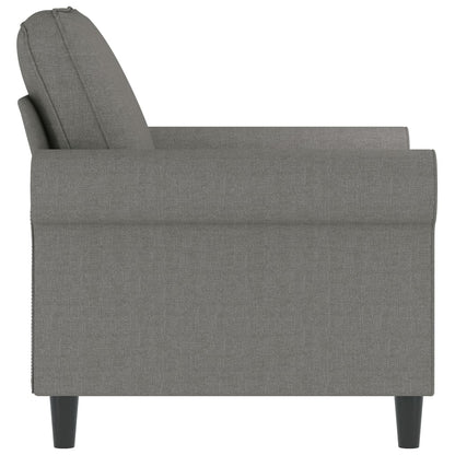 vidaXL Sofasessel Dunkelgrau 60 cm Stoff