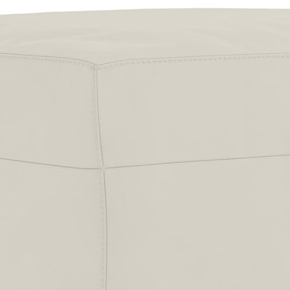 Fußhocker Creme 60x50x41 cm Samt