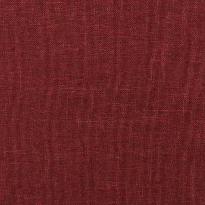 Zierkissen 2 Stk. Weinrot 40x40 cm Stoff