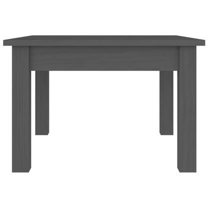 vidaXL Couchtisch Grau 45x45x30 cm Massivholz Kiefer