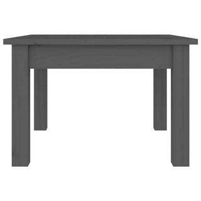 vidaXL Couchtisch Grau 45x45x30 cm Massivholz Kiefer