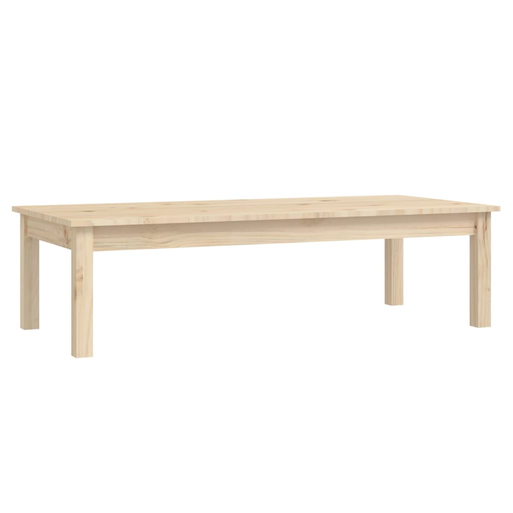vidaXL Couchtisch 110x50x30 cm Massivholz Kiefer