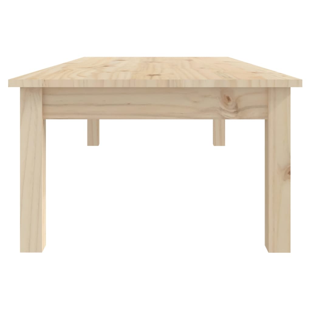 vidaXL Couchtisch 110x50x30 cm Massivholz Kiefer