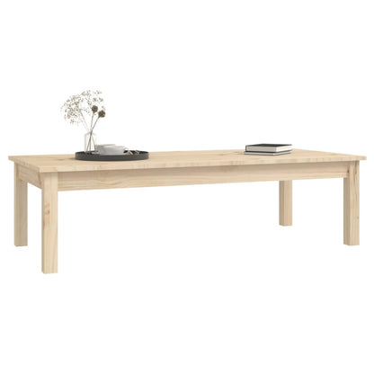 vidaXL Couchtisch 110x50x30 cm Massivholz Kiefer