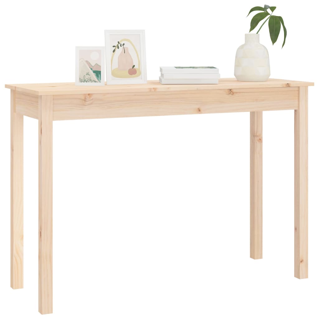 vidaXL Console 110x40x75 cm Bois de pin massif