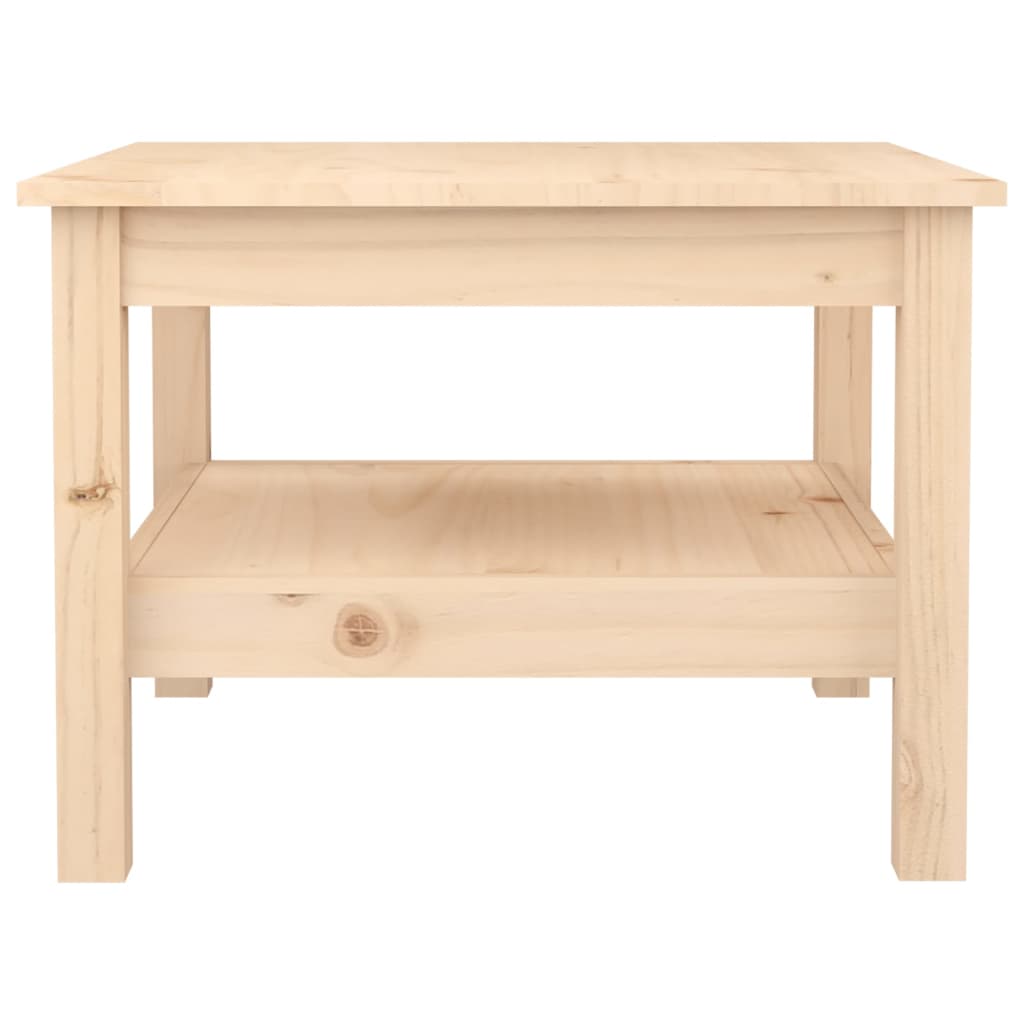 vidaXL Couchtisch 55x55x40 cm Massivholz Kiefer