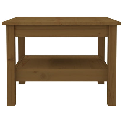 vidaXL Couchtisch Honigbraun 55x55x40 cm Massivholz Kiefer