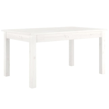 vidaXL Couchtisch Weiß 80x50x40 cm Massivholz Kiefer