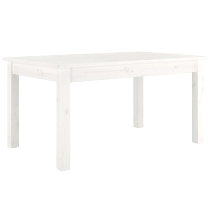 vidaXL Couchtisch Weiß 80x50x40 cm Massivholz Kiefer