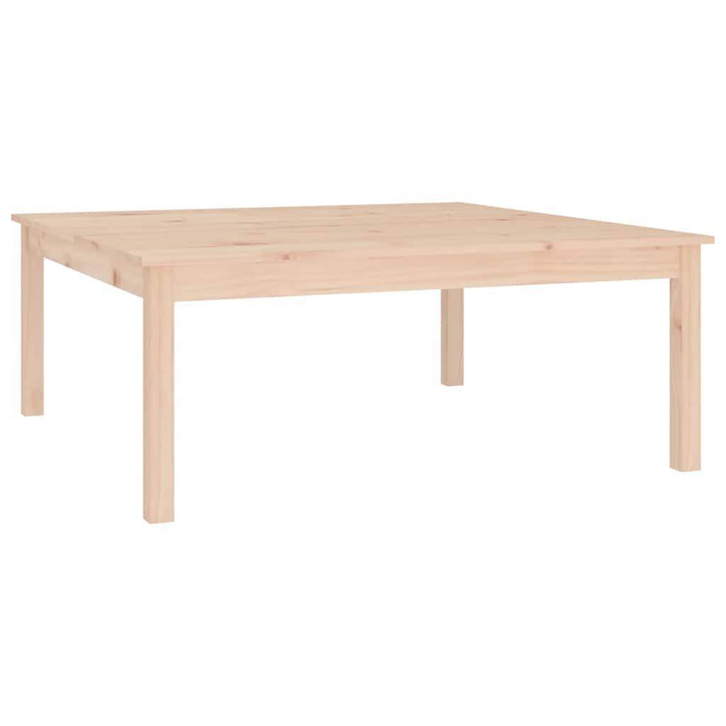 vidaXL Couchtisch 100x100x40 cm Massivholz Kiefer