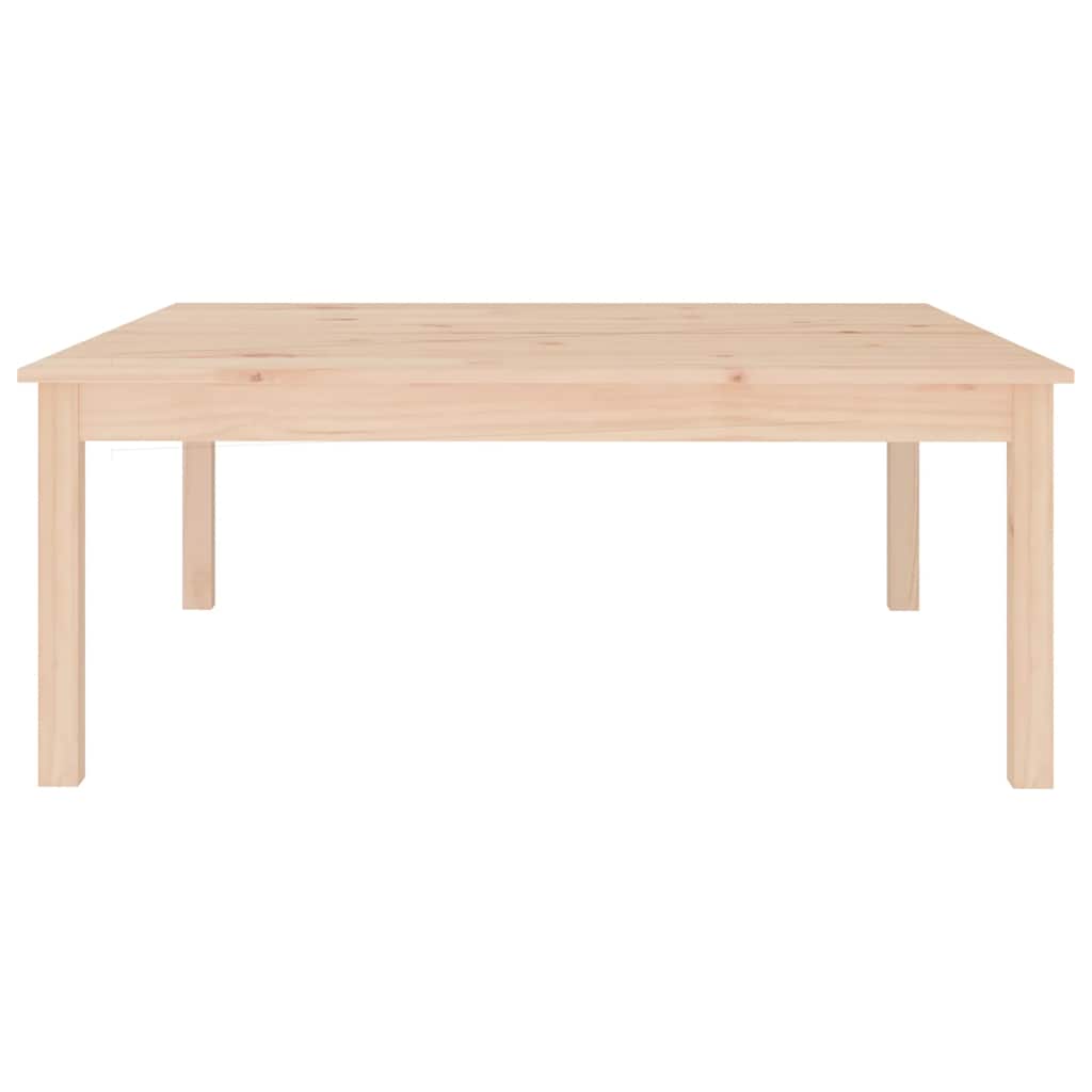 vidaXL Couchtisch 100x100x40 cm Massivholz Kiefer