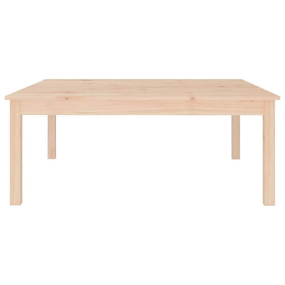 vidaXL Couchtisch 100x100x40 cm Massivholz Kiefer