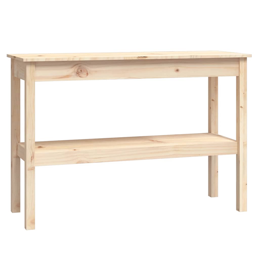 vidaXL Console 110x40x75 cm Bois de pin massif