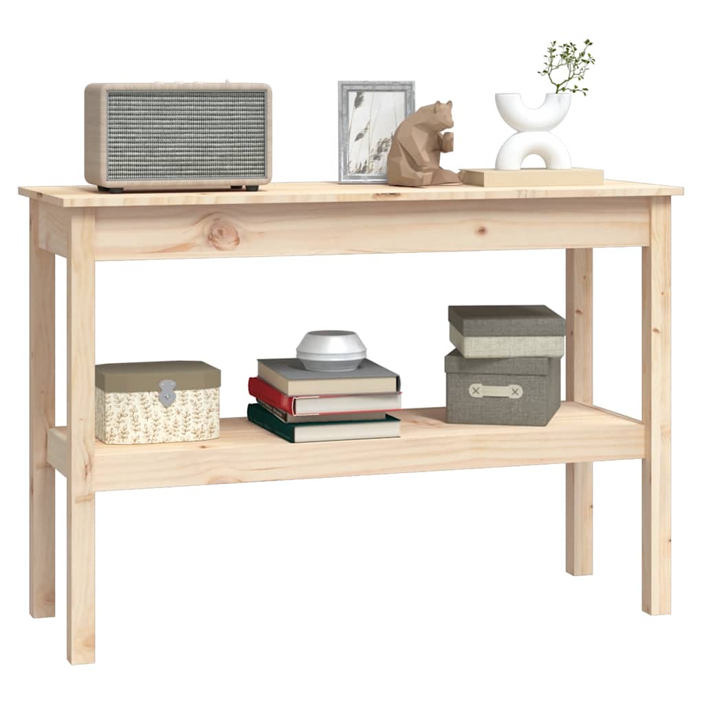 vidaXL Console 110x40x75 cm Bois de pin massif