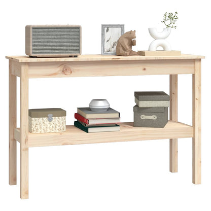 vidaXL Console 110x40x75 cm Bois de pin massif
