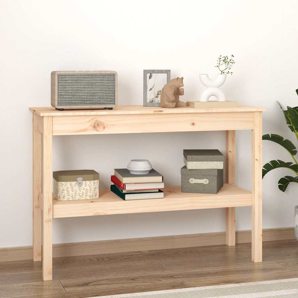 vidaXL Console 110x40x75 cm Bois de pin massif