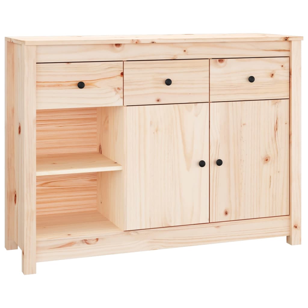 vidaXL Buffet 100x35x74 cm Bois de pin massif
