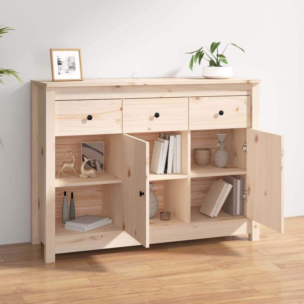 vidaXL Buffet 100x35x74 cm Bois de pin massif