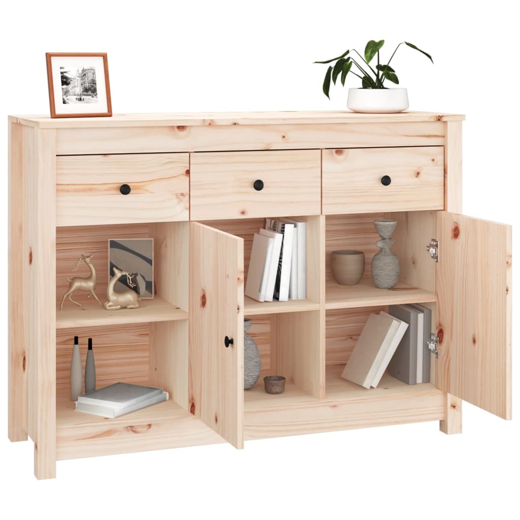 vidaXL Buffet 100x35x74 cm Bois de pin massif