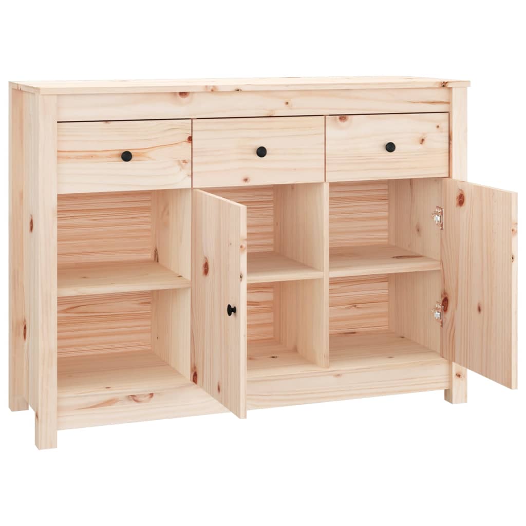 vidaXL Buffet 100x35x74 cm Bois de pin massif