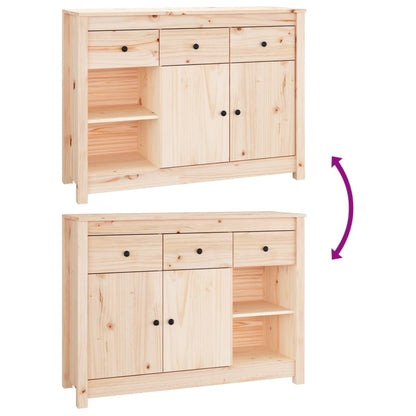 vidaXL Buffet 100x35x74 cm Bois de pin massif