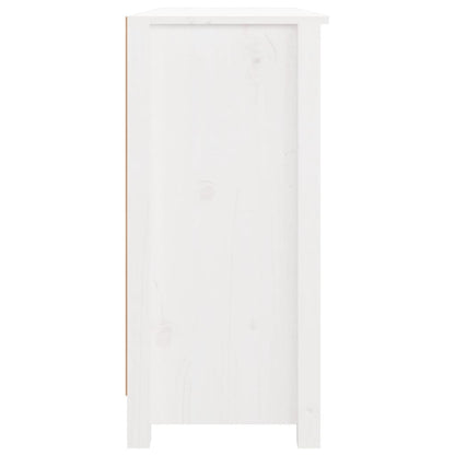 vidaXL Buffet blanc 100x35x74 cm Bois de pin massif