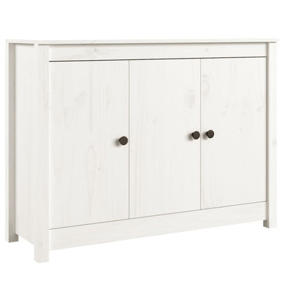 vidaXL Buffet blanc 100x35x74 cm Bois de pin massif