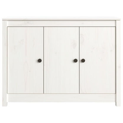 vidaXL Buffet blanc 100x35x74 cm Bois de pin massif
