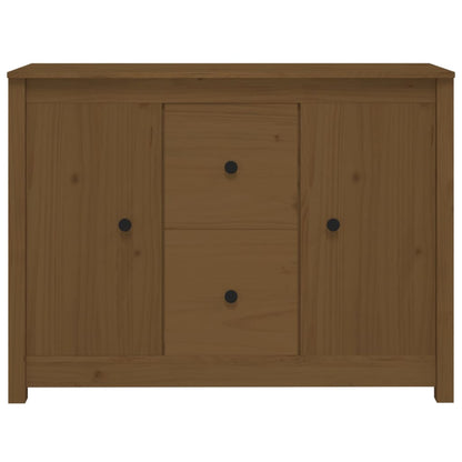 vidaXL Buffet marron miel 100x35x74 cm en pin massif
