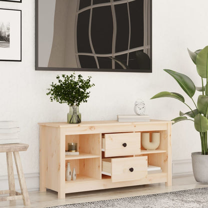 vidaXL Meuble TV 103x36,5x52 cm Bois de pin massif