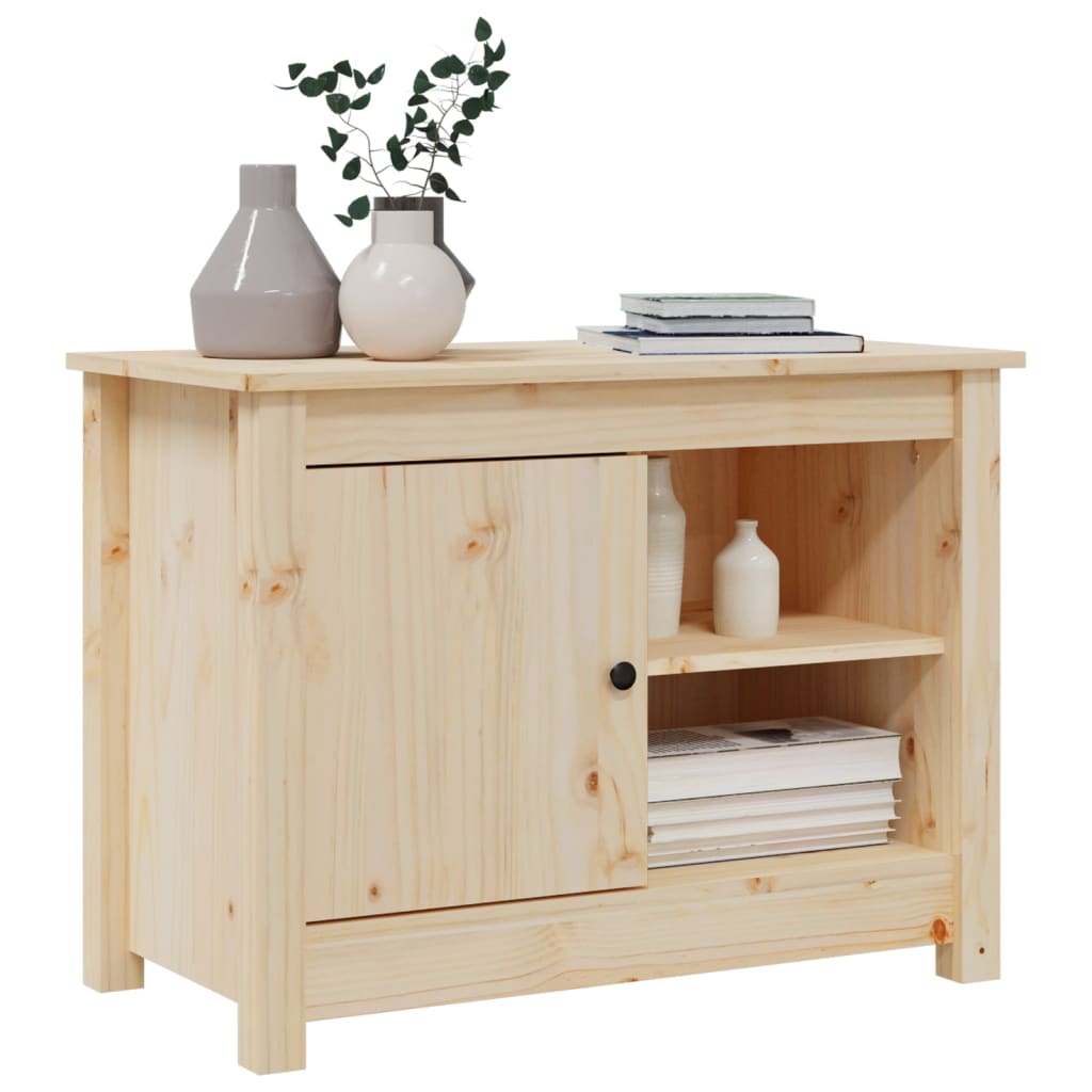 vidaXL Meuble TV 70x36,5x52 cm Bois de pin massif