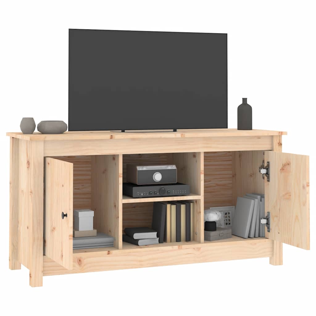 vidaXL Meuble TV 103x36,5x52 cm Bois de pin massif