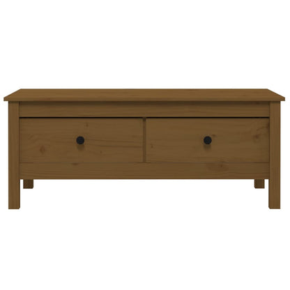vidaXL Couchtisch Honigbraun 100x50x40 cm Massivholz Kiefer