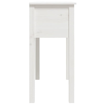 vidaXL Console de table blanc 70x35x75 cm pin massif