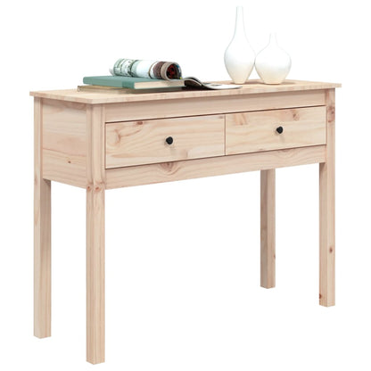 vidaXL Table console 100x35x75 cm Bois de pin massif