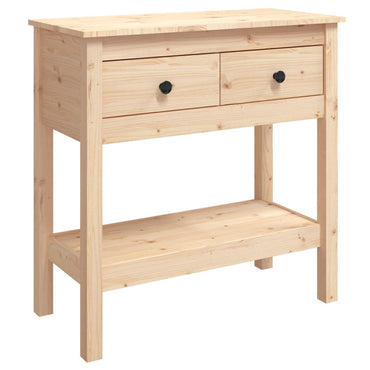 vidaXL Table console 75x35x75 cm Bois de pin massif