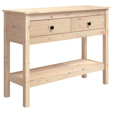 vidaXL Table console 100x35x75 cm Bois de pin massif