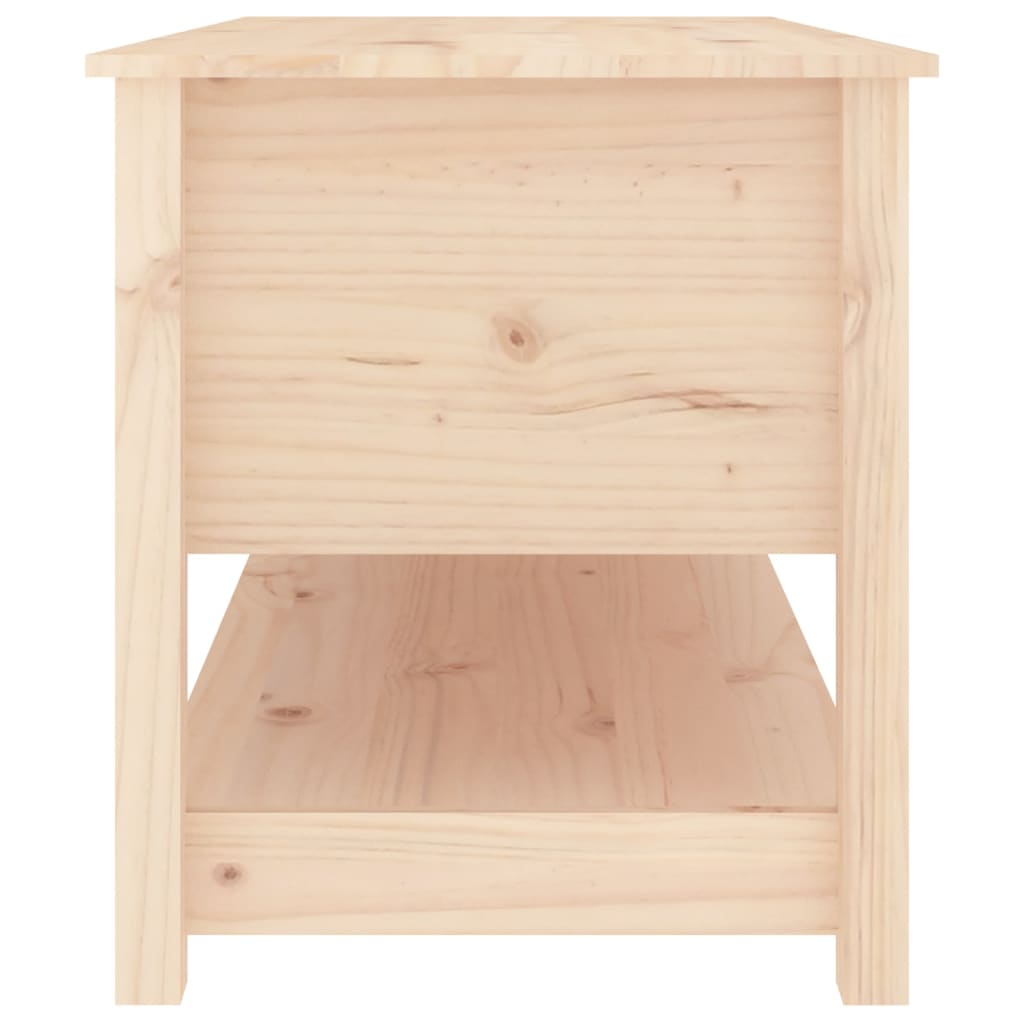 vidaXL Couchtisch 102x49x55 cm Massivholz Kiefer