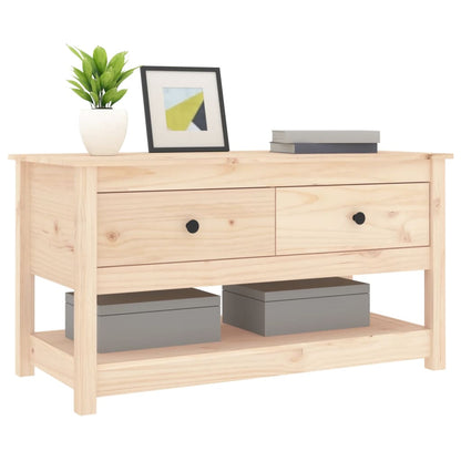 vidaXL Couchtisch 102x49x55 cm Massivholz Kiefer