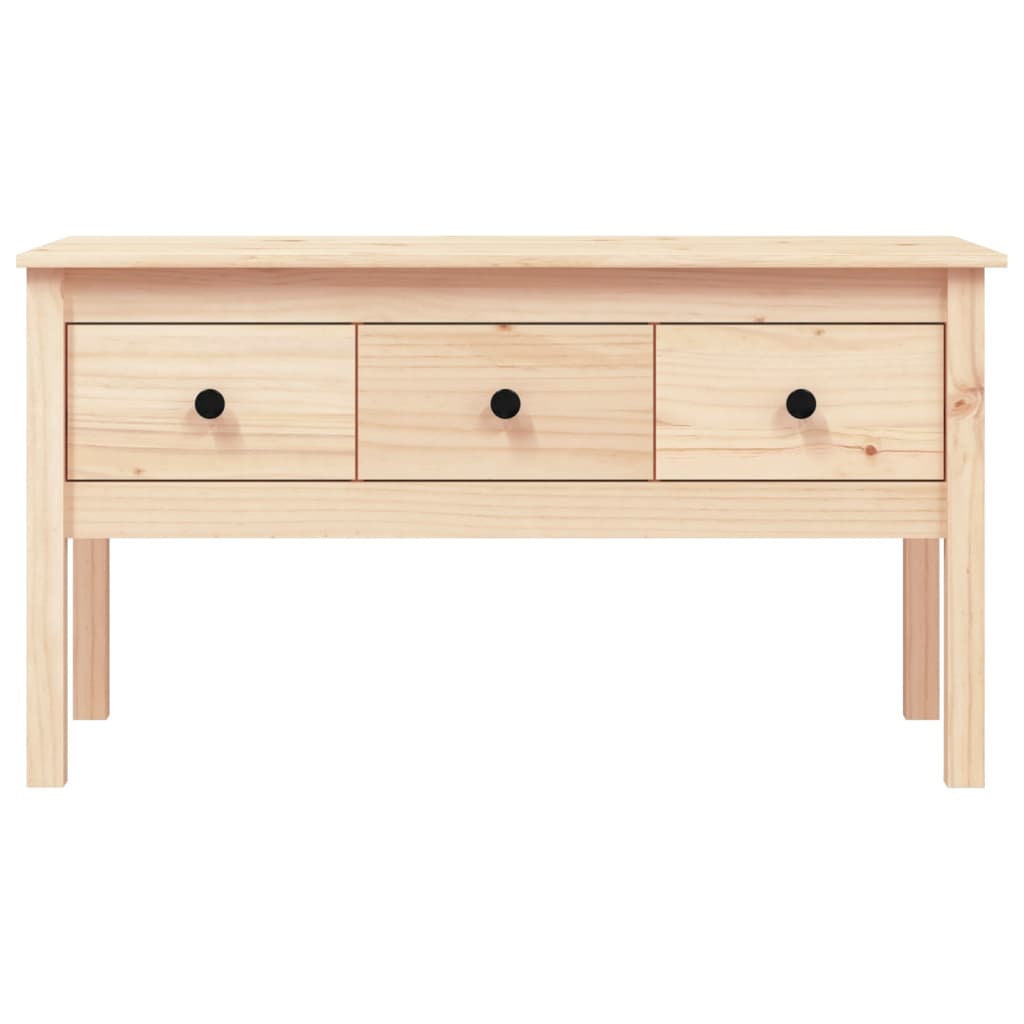 vidaXL Couchtisch 102x49x55 cm Massivholz Kiefer
