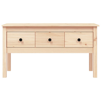vidaXL Couchtisch 102x49x55 cm Massivholz Kiefer