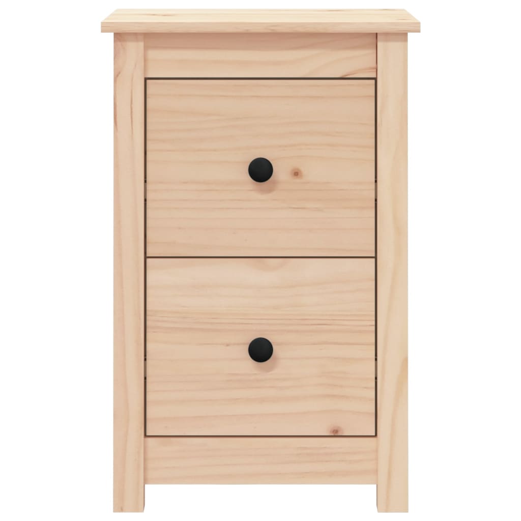 vidaXL Nachttische 2 Stk. 40x35x61,5 cm Massivholz Kiefer