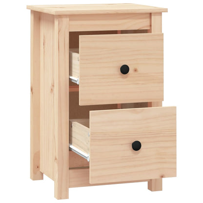 vidaXL Nachttische 2 Stk. 40x35x61,5 cm Massivholz Kiefer
