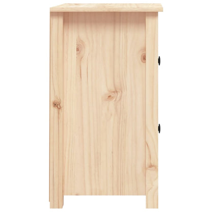 vidaXL Nachttische 2 Stk. 40x35x61,5 cm Massivholz Kiefer