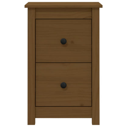 vidaXL Nachttisch Honigbraun 40x35x61,5 cm Massivholz Kiefer